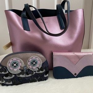 NWT Kate Spade Zibbi Owl Bundle Set